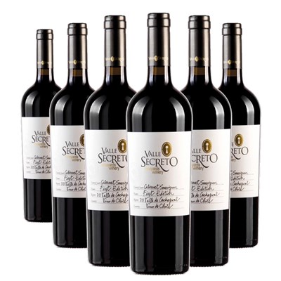 Case of 6 Valle Secreto First Edition Cabernet Sauvignon 75cl Red Wine